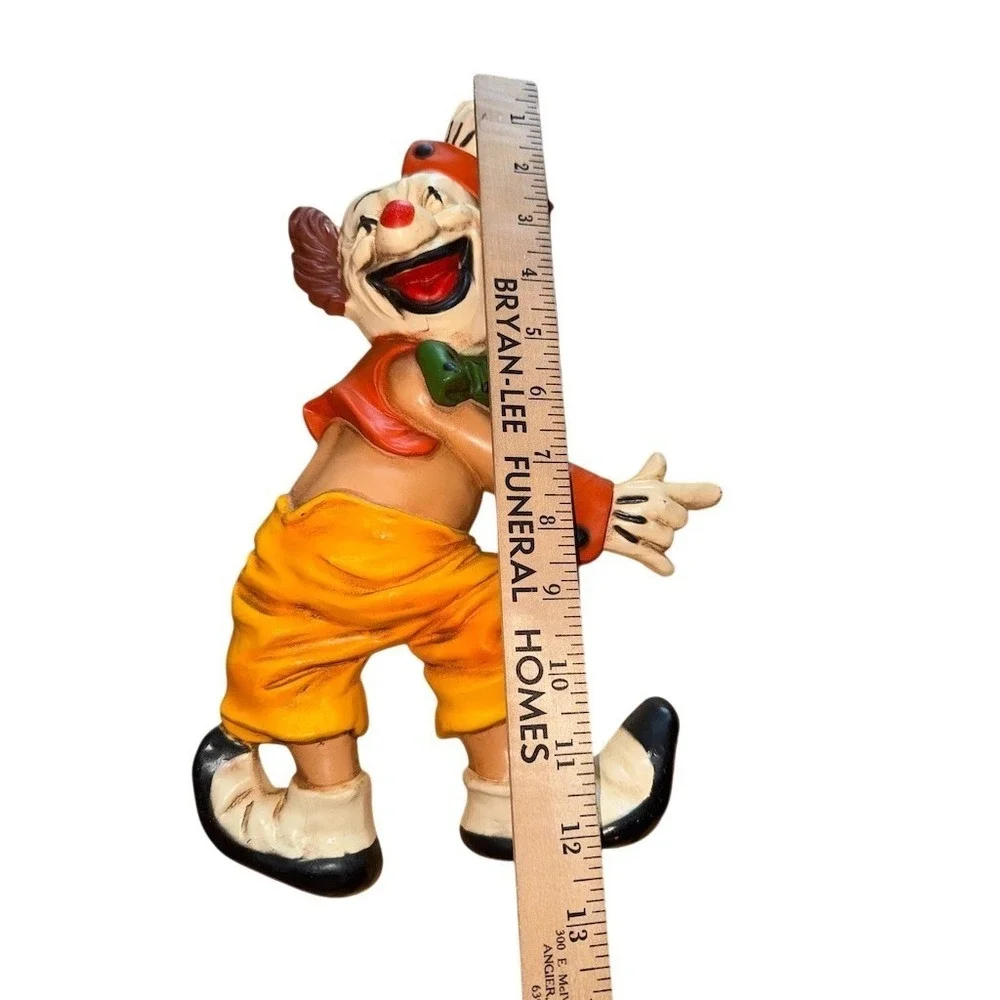 Vintage Homco Laughing Clown‎ Wall Plaque Hanging 1970s Retro Circus Decor